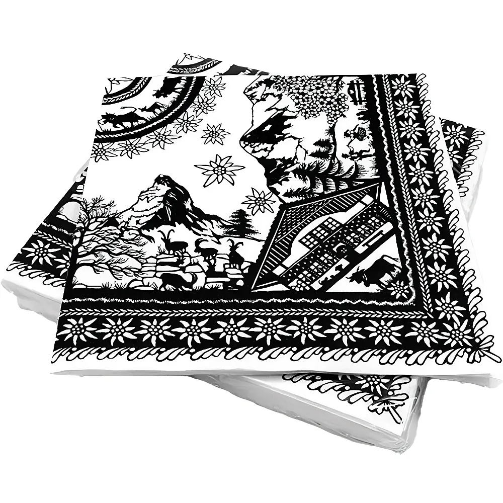 meinspielzeug - Trendform Papierservietten Swiss Tradition - 20 Teile | Tischdeko