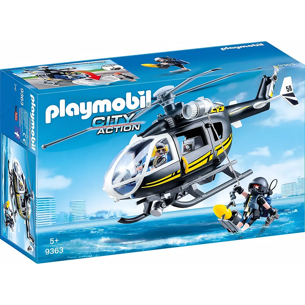PLAYMOBIL City Action SEK-Helikopter 9363