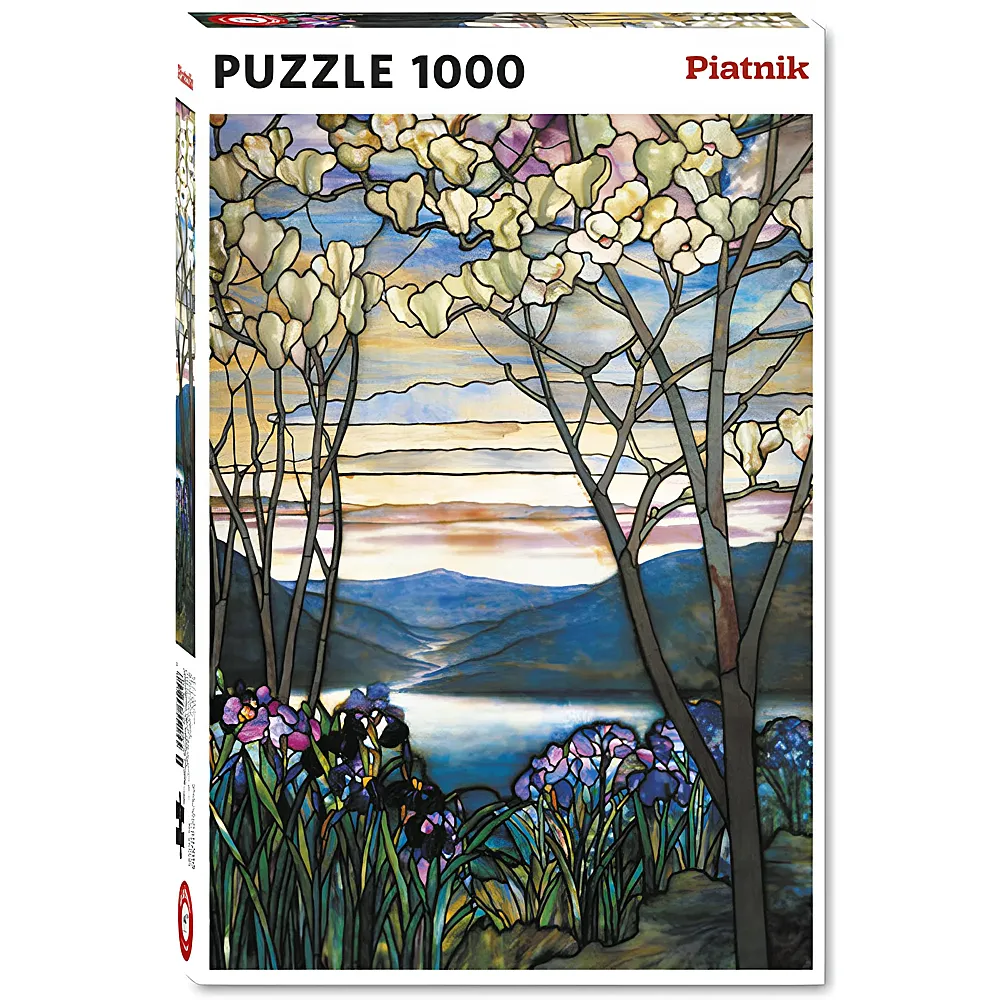 Piatnik Puzzle Tiffany - Magnolien und Iris 1000Teile