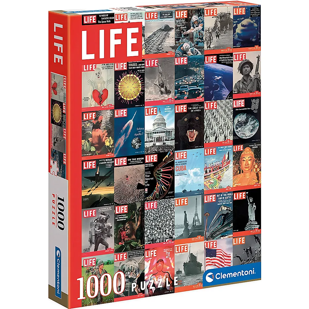 Clementoni Puzzle Life Magazine Collage - 1000 Teile