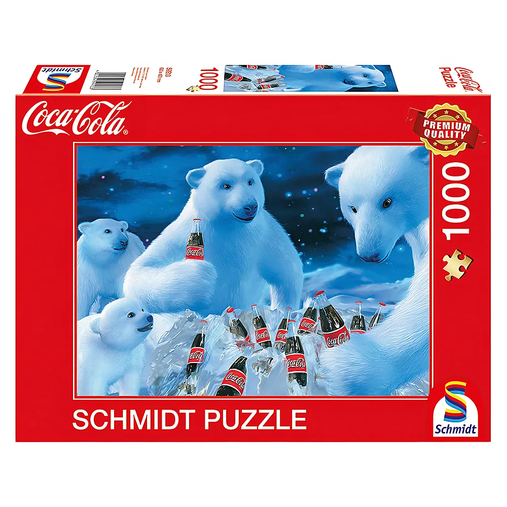 Schmidt Puzzle Coca Cola Motiv 1 1000Teile