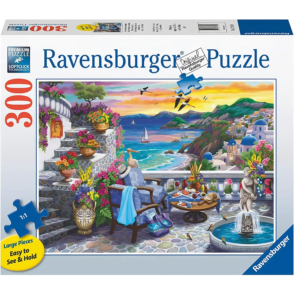 Ravensburger Puzzle Sonnenuntergang in Santorini - 300 Teile