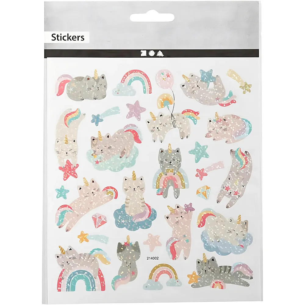 Creativ Company Sticker Einhorn/K�tzchen