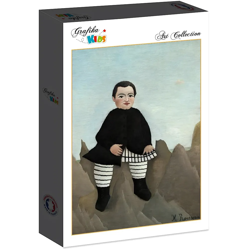 Grafika Puzzle Art Collection Henri Rousseau Grafika Kids Boy on the Rocks, 1895/1897 - 12 Teile
