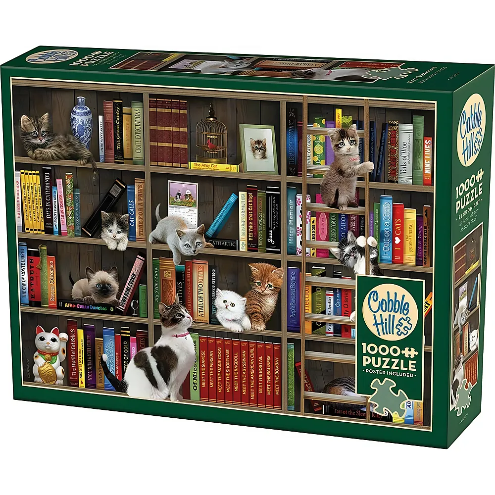 Cobble Hill Puzzle Bibliotheksk�tzchen - 1000 Teile