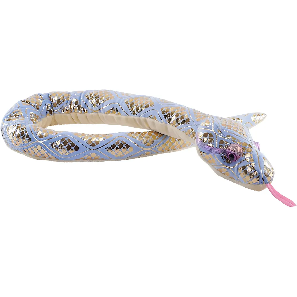 meinspielzeug - Wild Republic Snake Foilkins Diamantblaue Schlange - 137 cm | Reptilien Pl�sch