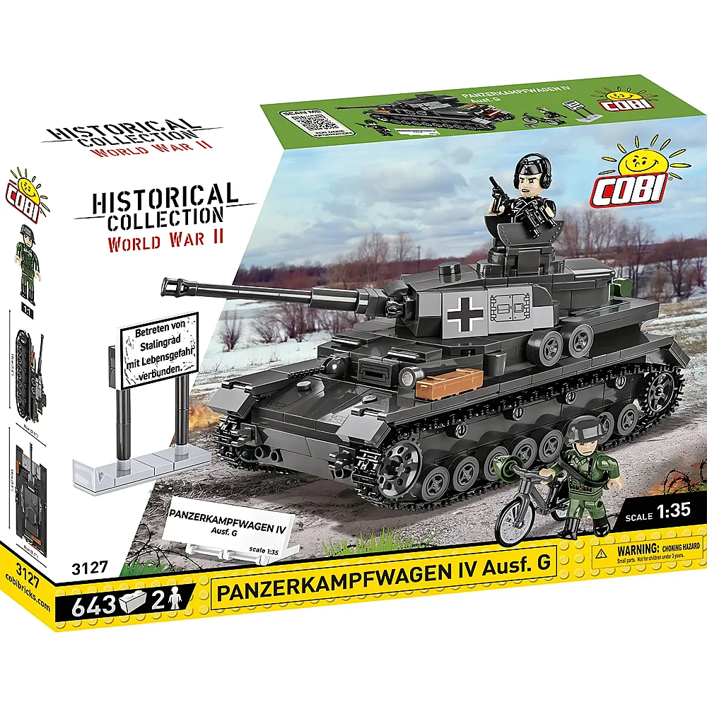 COBI Historical Collection Panzer-Kampfwagen IV Ausf. G 3127