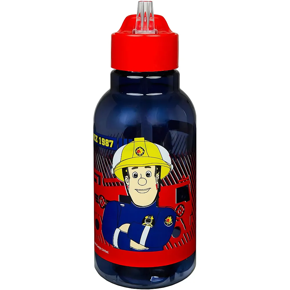 Undercover Feuerwehrmann Sam Trinkflasche - 460 ml - Essen & Trinken