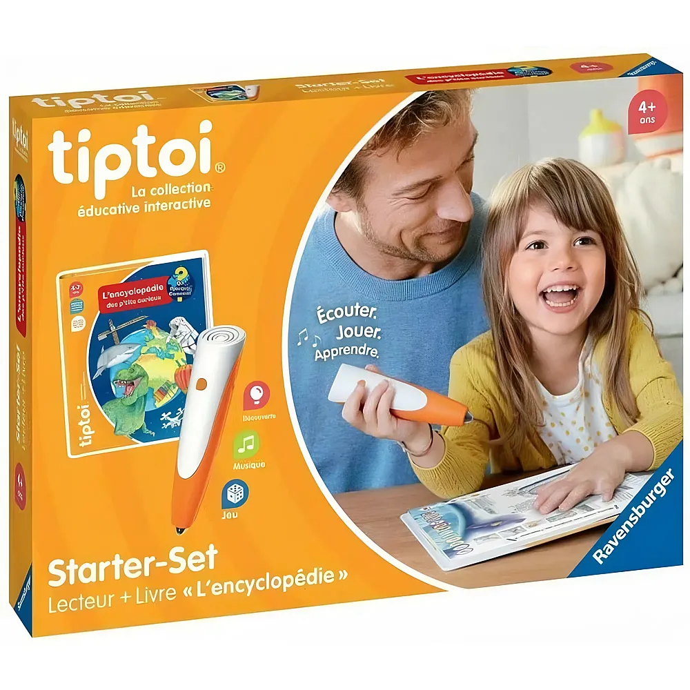 Ravensburger tiptoi Starter-Set Lecteur + Livre L'encyclop�die - Franz�sisch