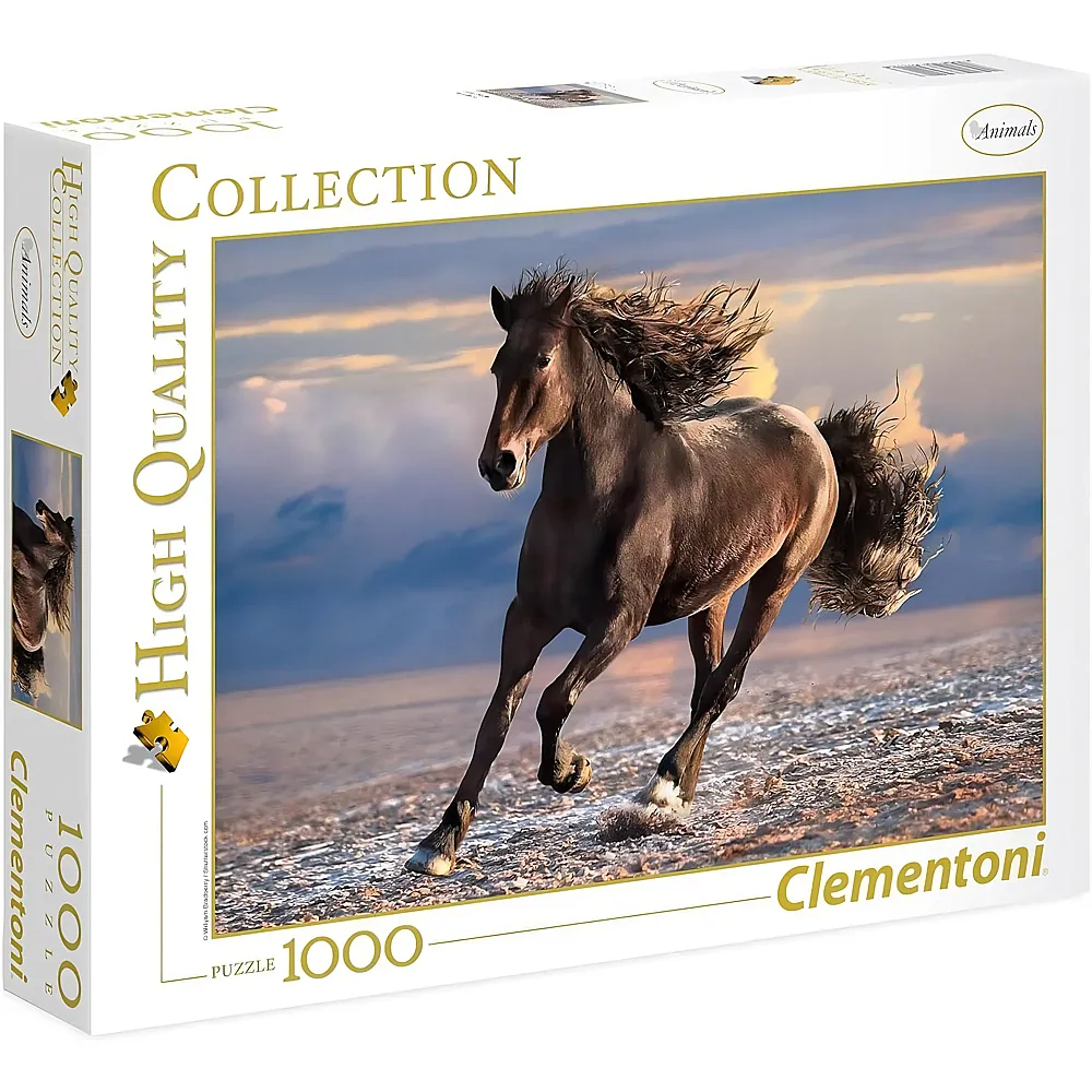 Clementoni Puzzle High Quality Collection Wildpferd - 1000 Teile