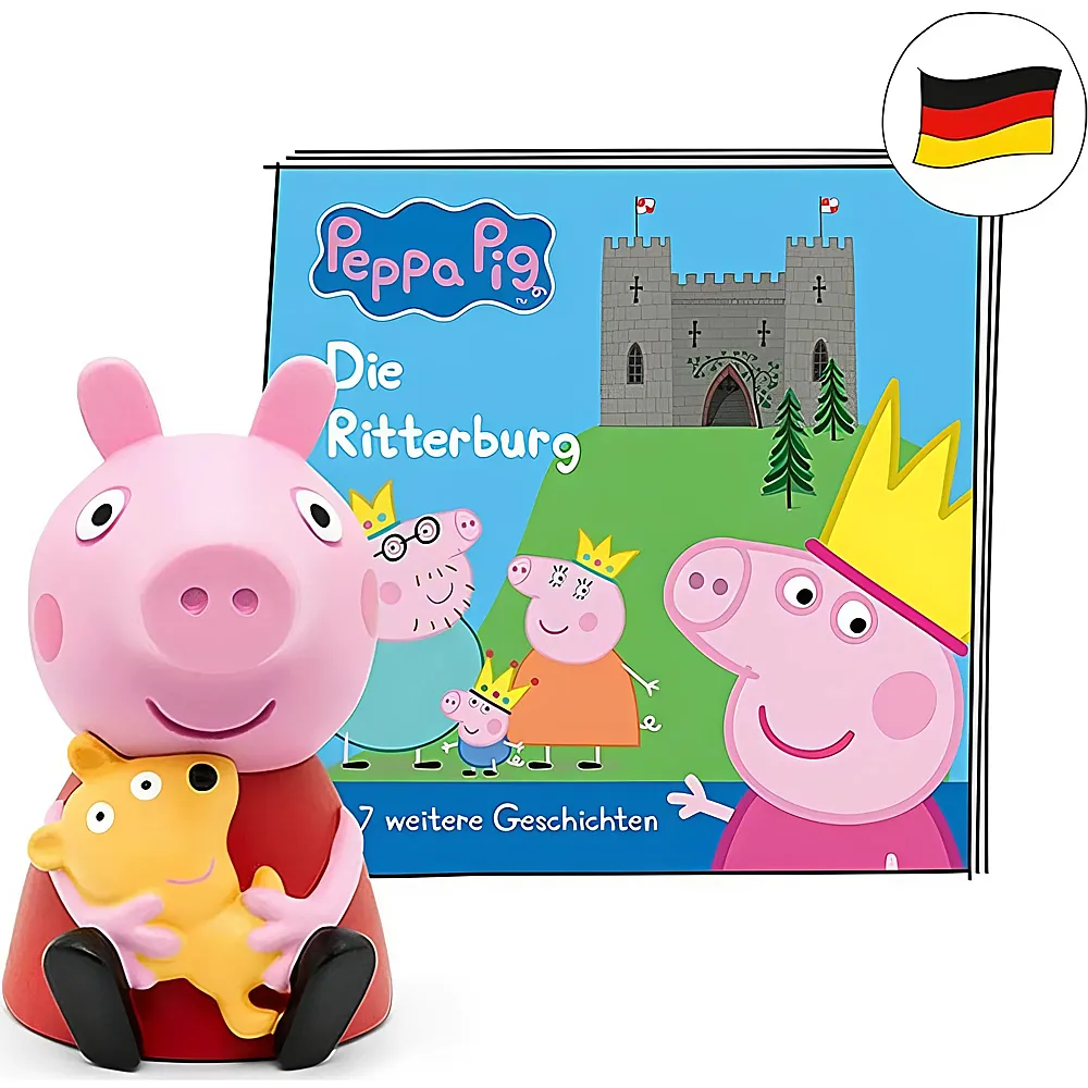 tonies Hrfiguren Peppa Pig Peppa Wutz - Die Ritterburg und 7 weitere Geschichten DE | Hrbcher & Hrspiele