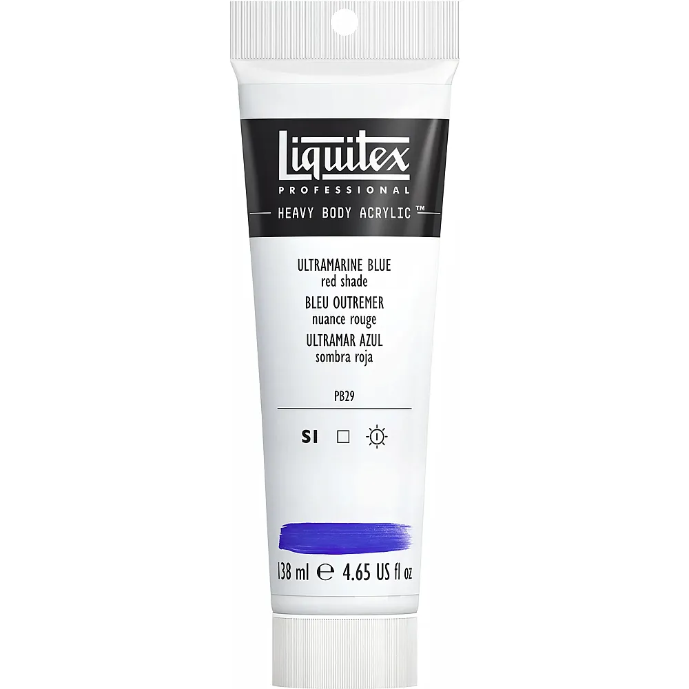 Liquitex Lqx Prof. Heavy Body Acrylfarbe 138ml Tube Ultramarin Blau R - Suche