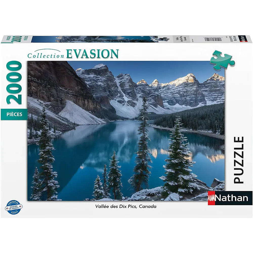 Nathan Puzzle Collection Evasion Valley of the Ten Peaks - 2000 Teile