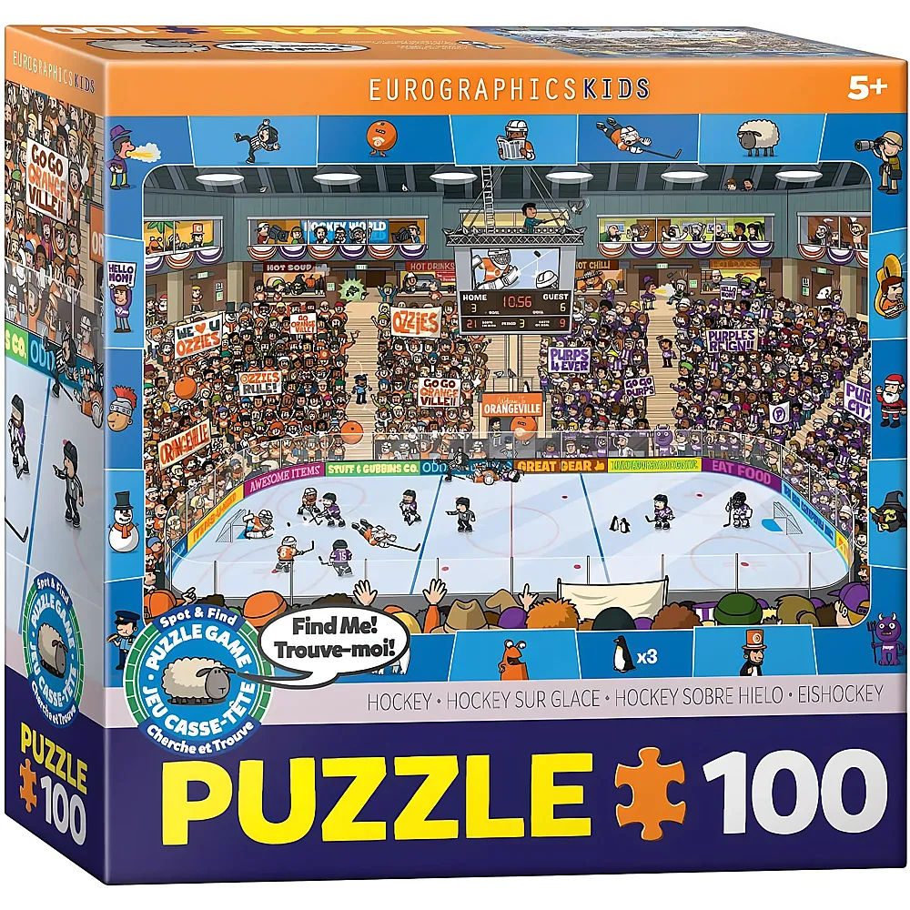 Eurographics Puzzle Eishockey 100Teile