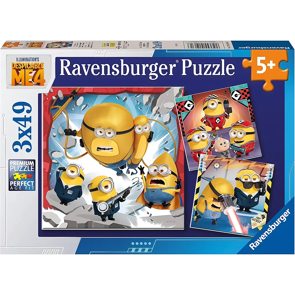 Ravensburger Puzzle Minions Despicable Me 4 49Teile