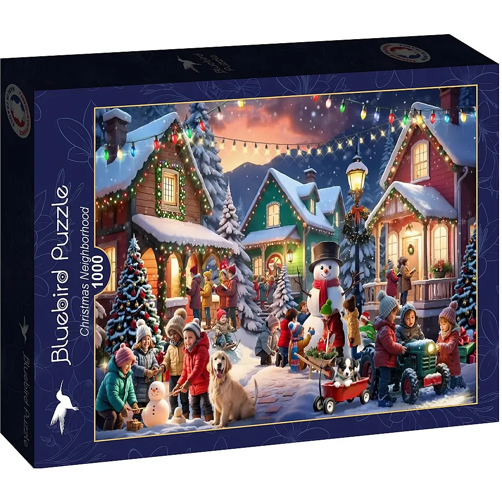 Bluebird Puzzle Weihnachten Nachbarschaft
