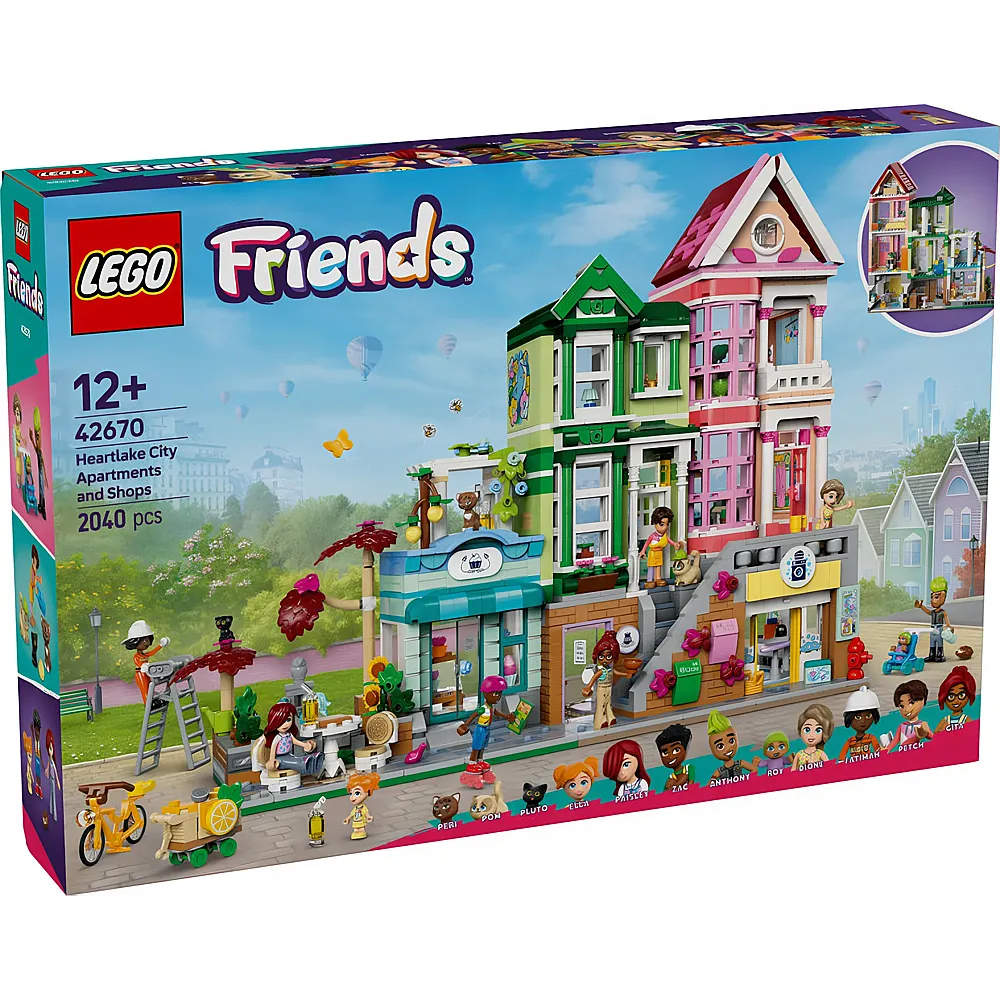 LEGO Friends Heartlake City Wohn- und Einkaufsstrasse 42670