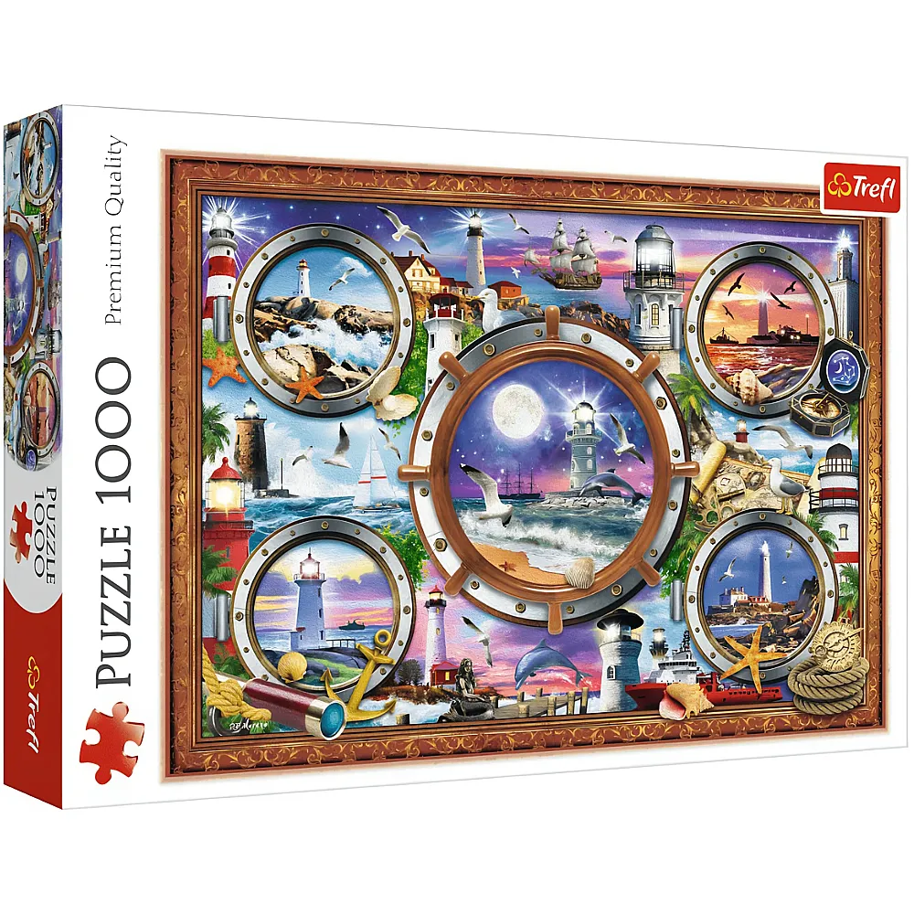 Trefl Puzzle Leuchtt�rme - 1000 Teile