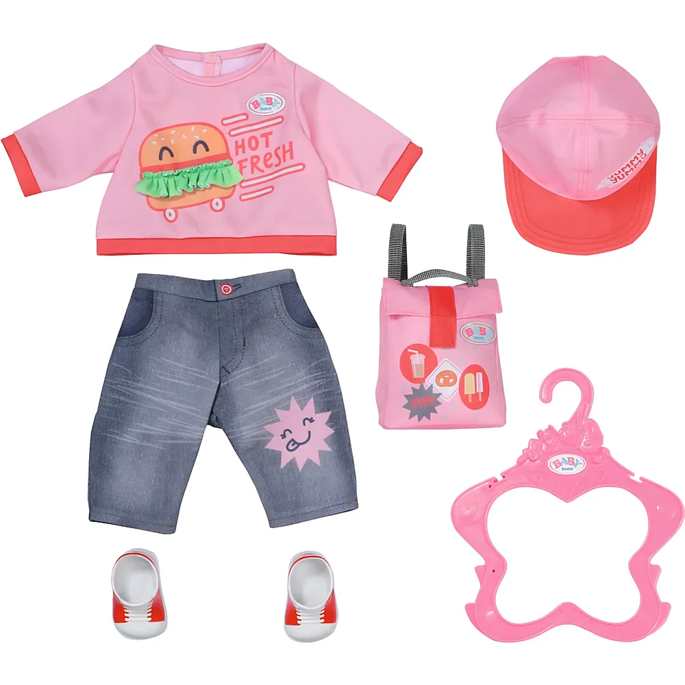 Zapf Creation Baby Born Snack Shop Outfit - 43 cm