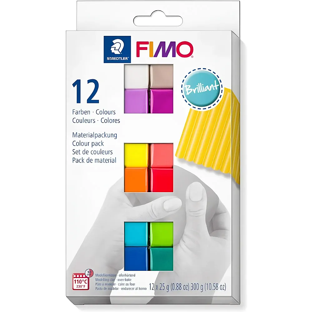 FIMO Soft Brilliant Colours 12x25g