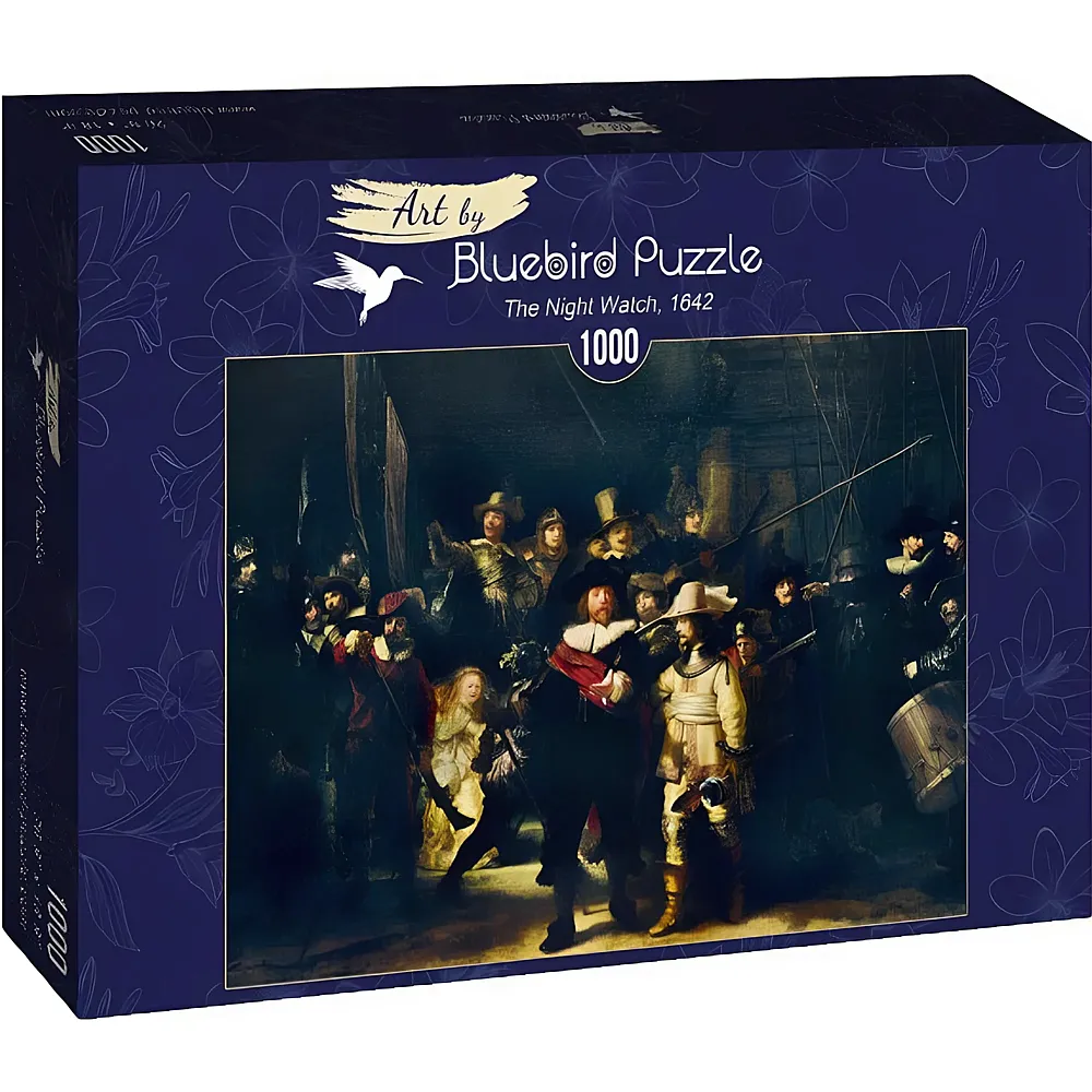 Bluebird Puzzle Rembrandt - The Night Watch, 1642 - 1000 Teile