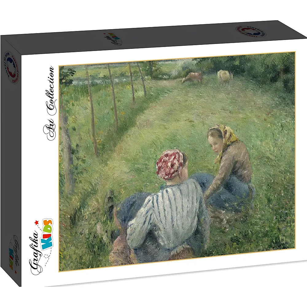 Grafika Puzzle Art Collection Camille Pissarro Young Peasant Girls Resting in the Fields near Pontoise, 1882 - 104 Teile