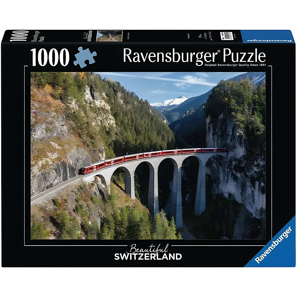 Ravensburger Puzzle Beautiful Switzerland Landwasserviadukt - 1000 Teile