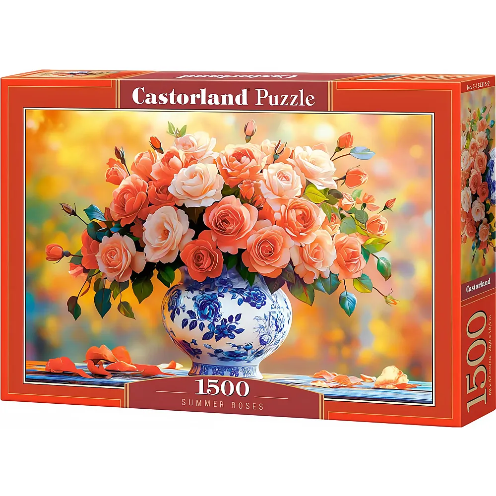 Castorland Puzzle Sommerrosen - 1500 Teile
