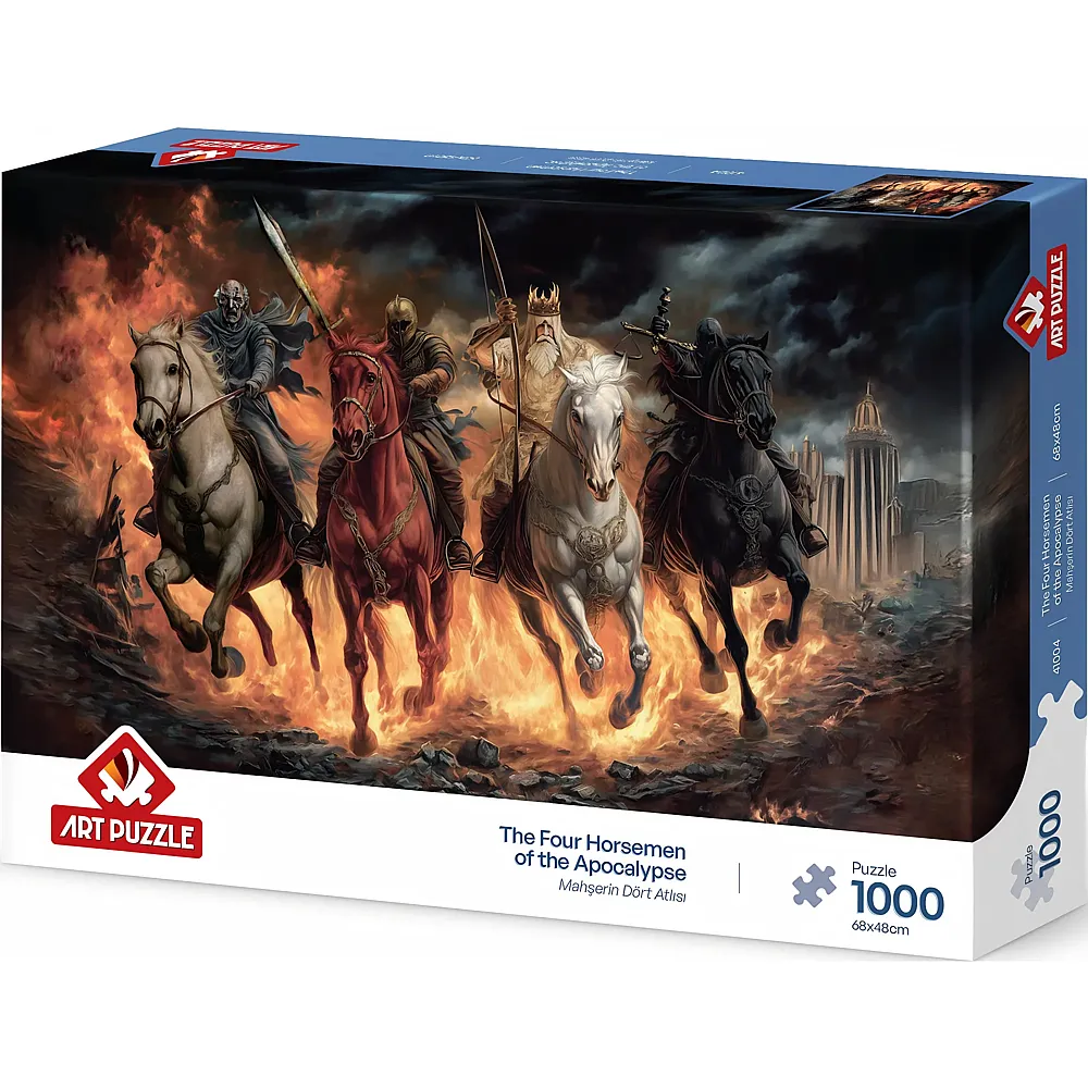 Art Puzzle Puzzle 1000 Teile Die Vier Reiter der Apokalypse