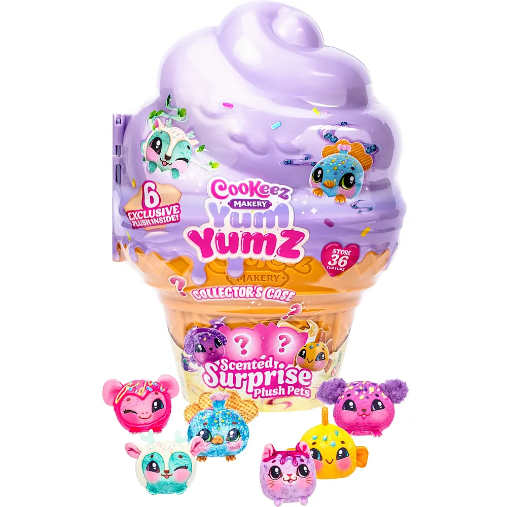 Moose Toys Cookez Makery Yum Yumz Multipack Eist�te 28x19x13.5 cm, 6 Pl�sch,
