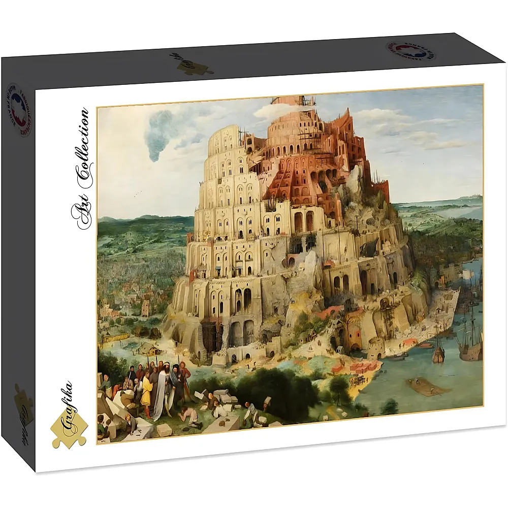 Grafika Puzzle Art Collection Pieter Brueghel - The Tower of Babel, 1563 2000Teile