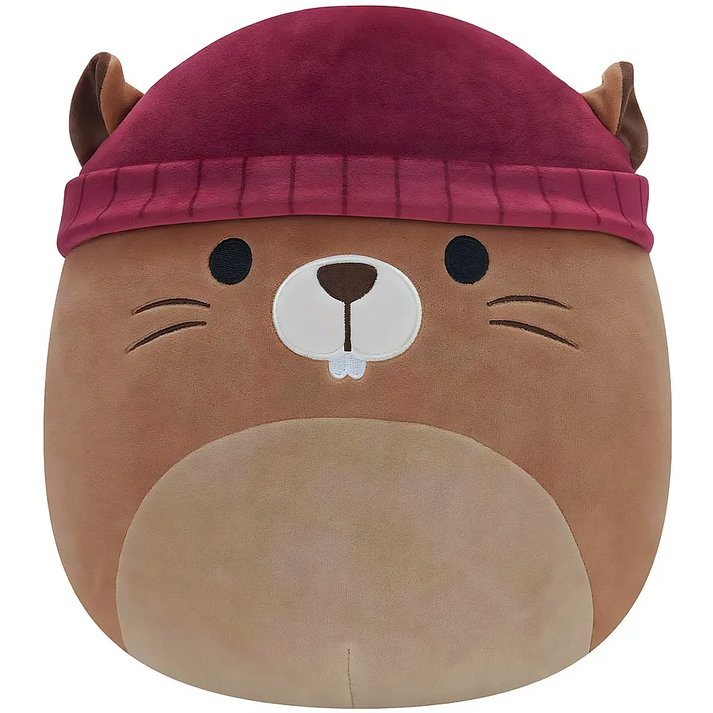 Squishmallows Pl�sch Chip der Biber mit Hut 19cm