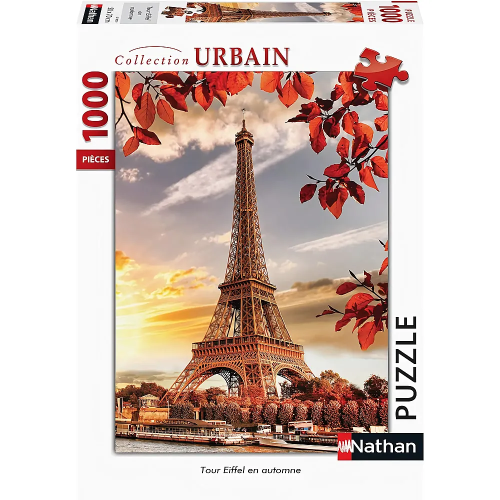 Nathan Puzzle Collection Urbain Eiffelturm im Herbst - 1000 Teile