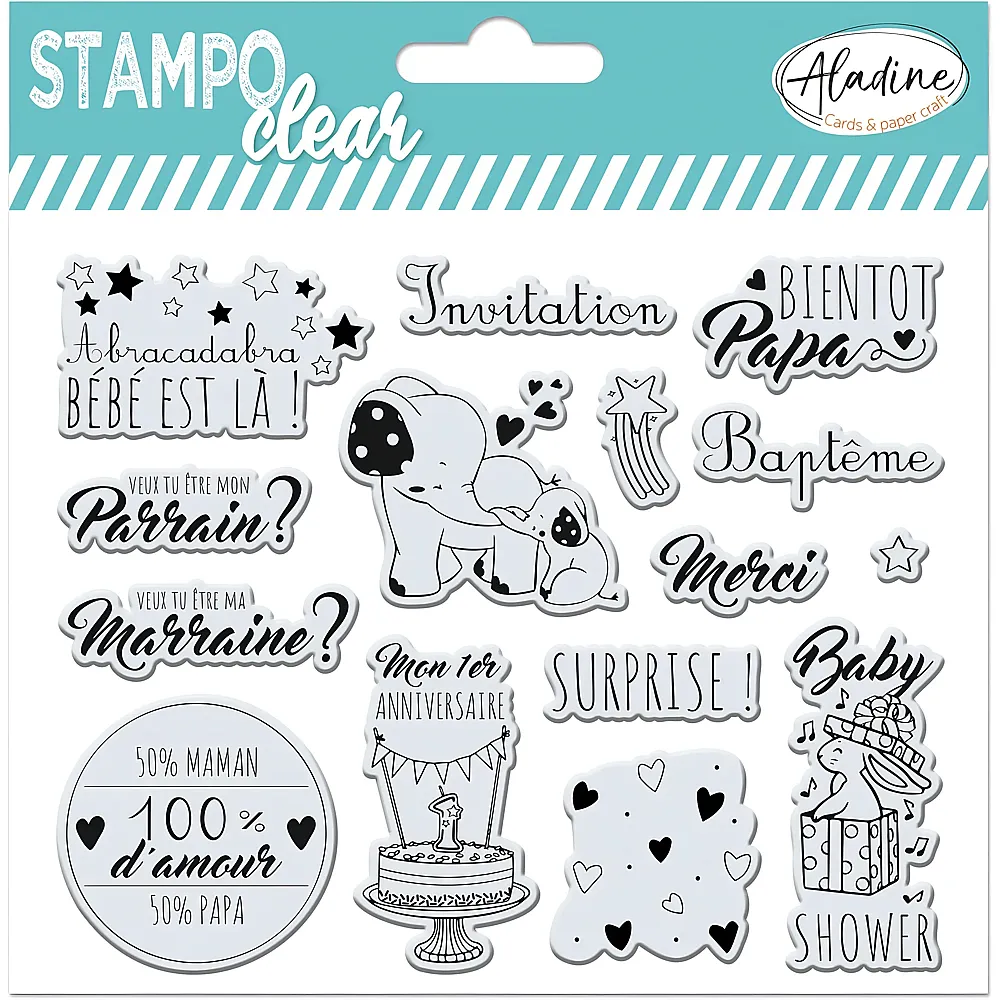 Aladine clear Stempel Baby - Franais