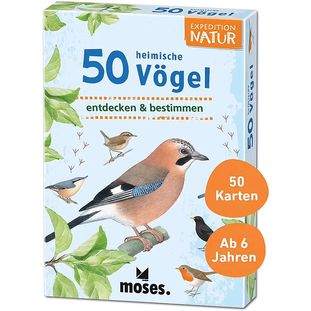 Moses Expedition Natur 50 heimische V�gel