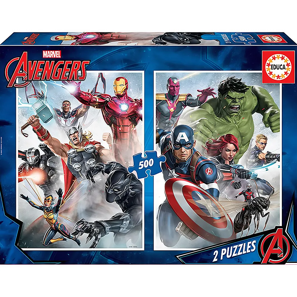 meinspielzeug - Educa Puzzle Marvel Mania 500Teile Avengers | Puzzle 500 Teile