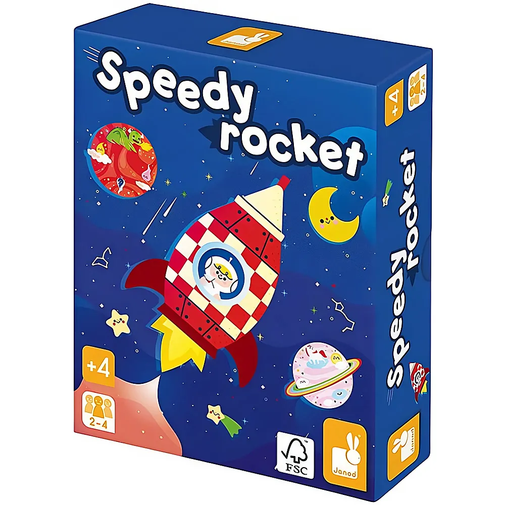 Janod Spiele Speedy Rocket