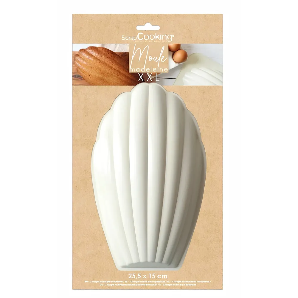 ScrapCooking Madeleineform XXL Antihaftbeschichtet