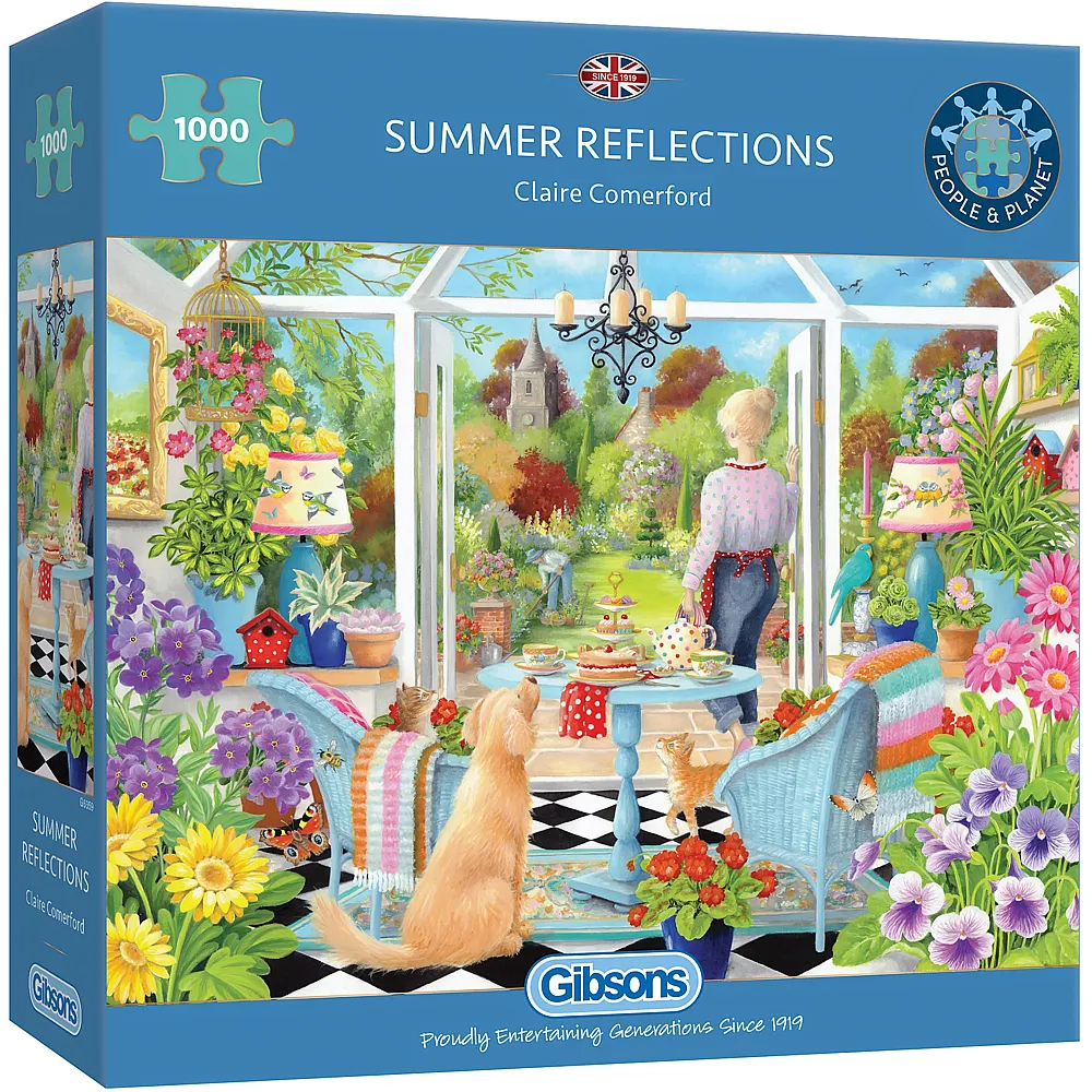 Gibsons Puzzle Claire Comerford Summer Reflections 1000Teile