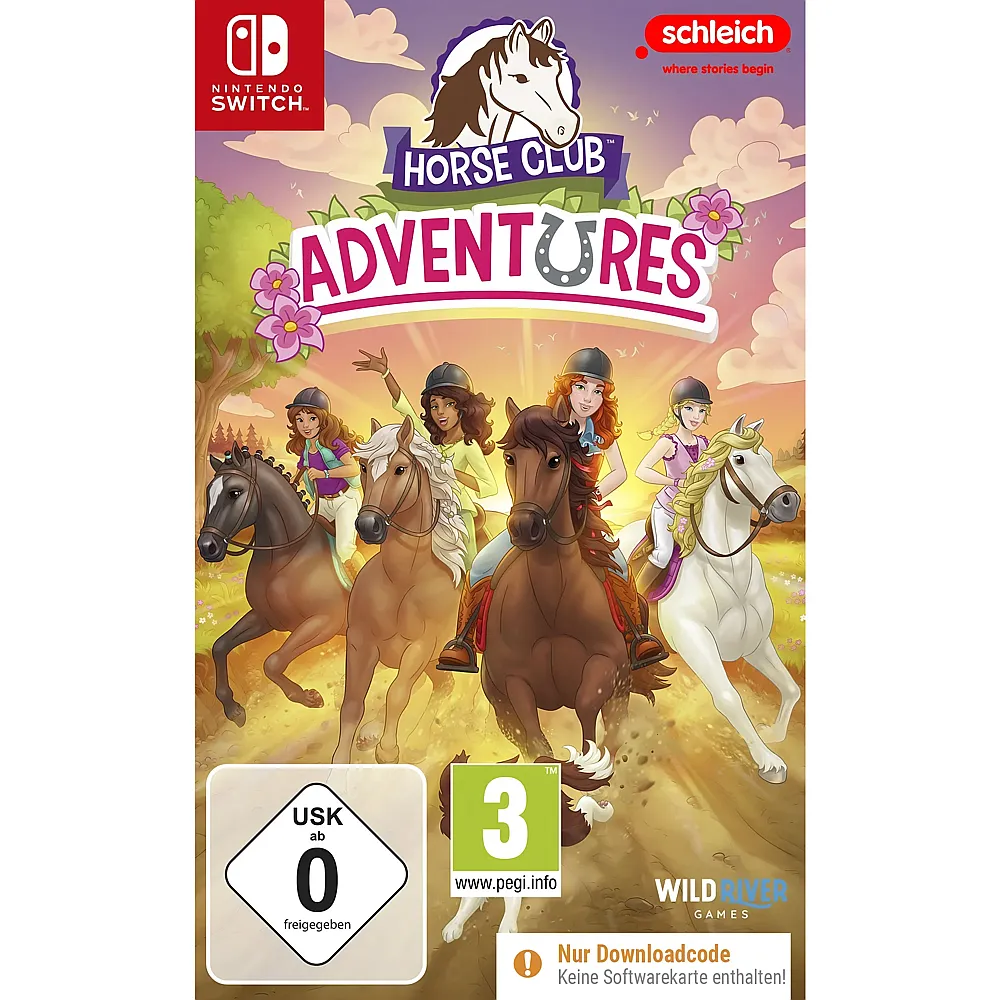 Wild River Switch Schleich Horse Club Adventures 1 Code in a Box
