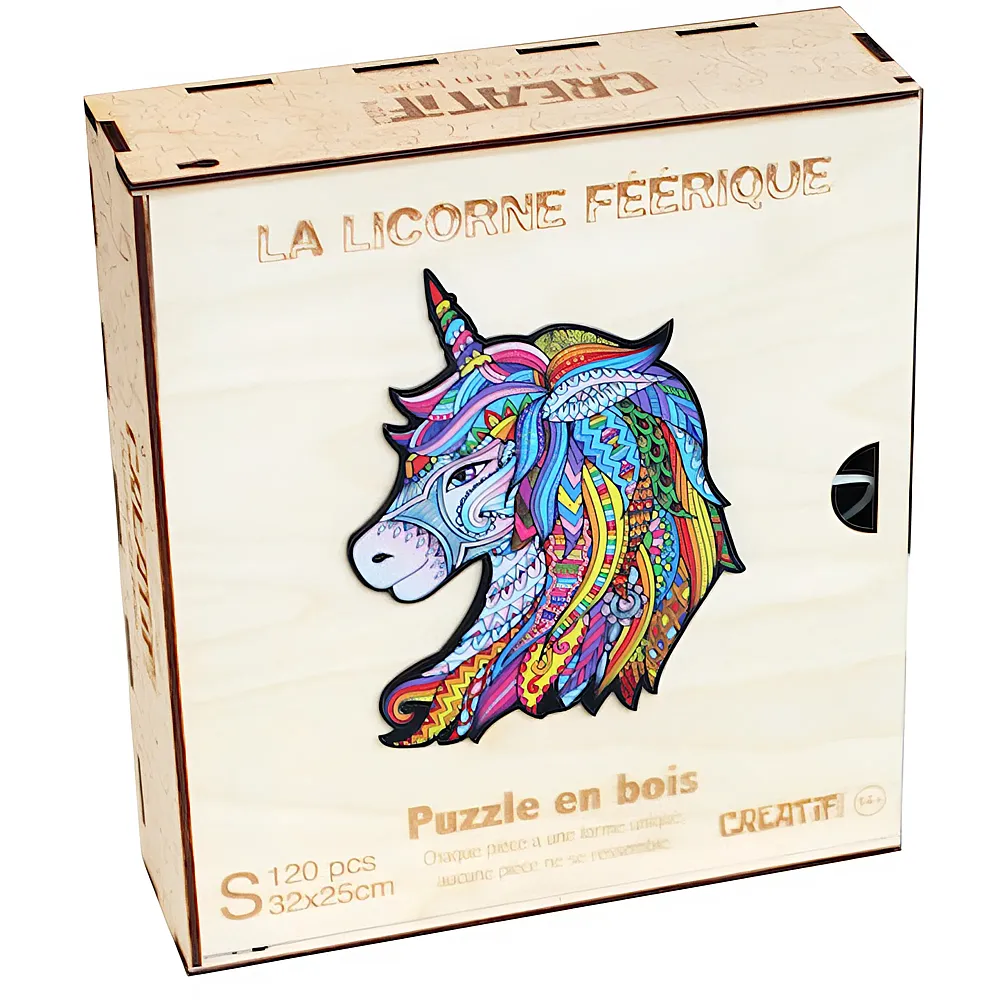 Harmandi Puzzle Creatif Die Fee Einhorn - 120 Teile