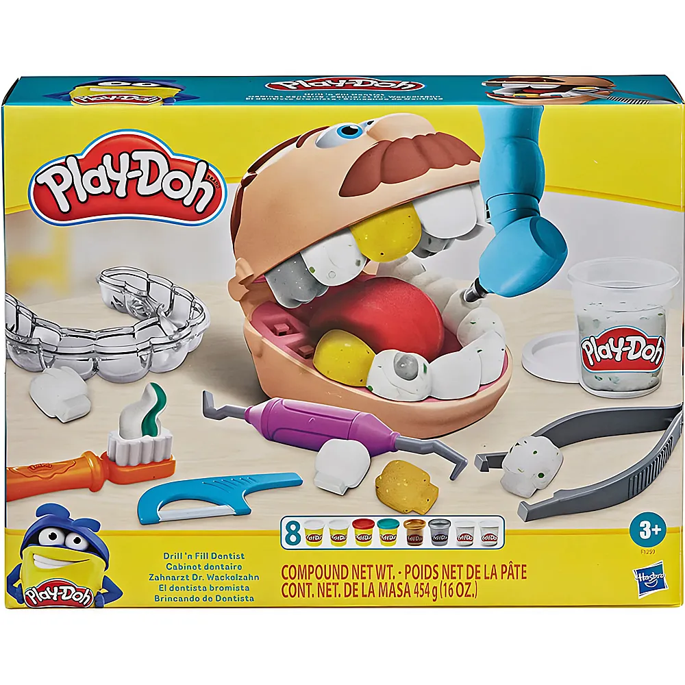 Play-Doh Classic Zahnarzt Dr. Wackelzahn