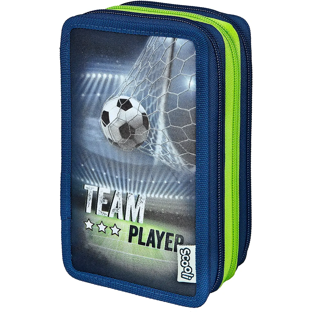 Scooli Etui Trippledecker Fussball