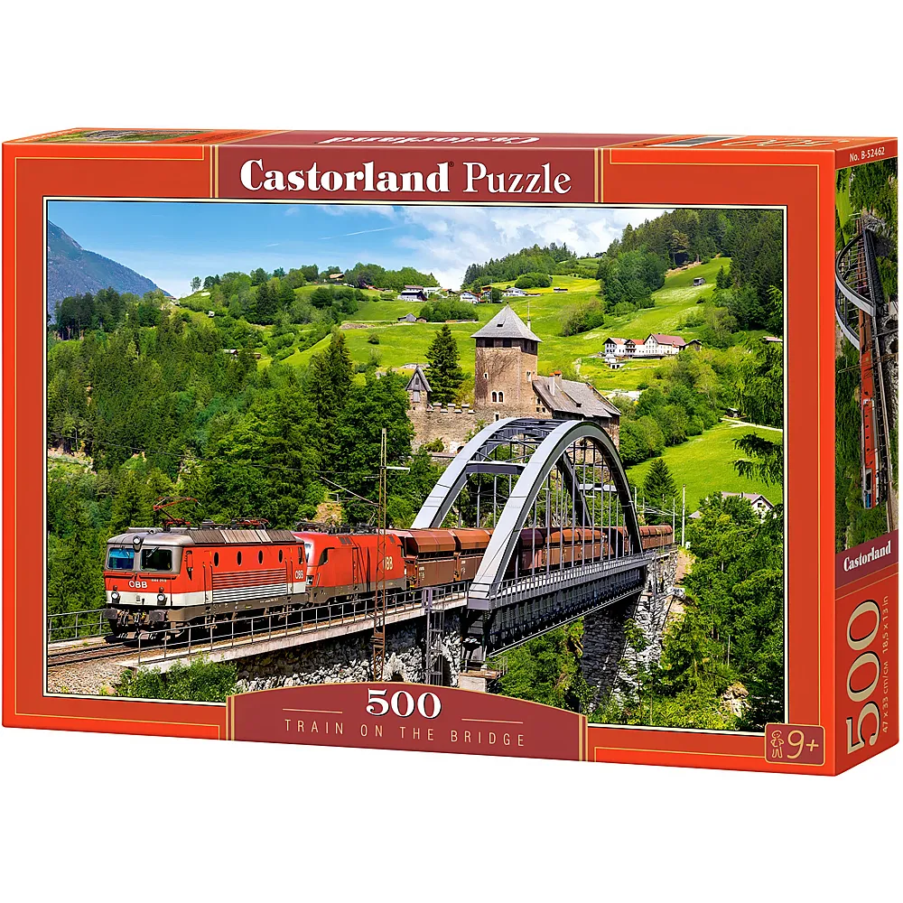Castorland Puzzle Train on the Bridge 500Teile
