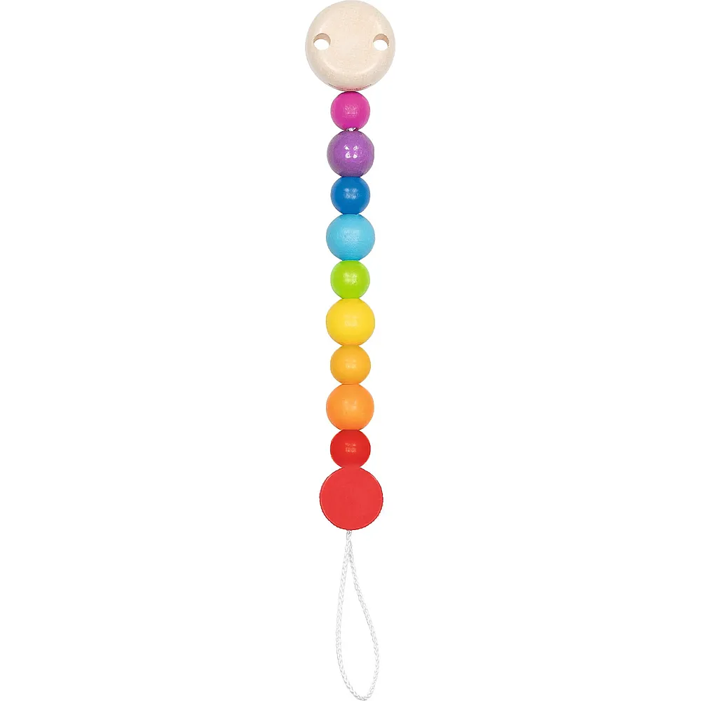Goki Schnullerkette Regenbogen Aus Holz, L: 21 Cm - Marken