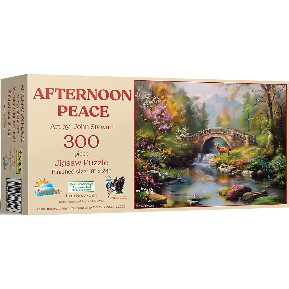 SunsOut Puzzle John Stewart Ruhe am Nachmittag - 300 Teile
