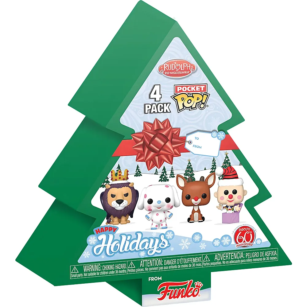 Funko Weihnachtsbaum Rudolph 4-Pack