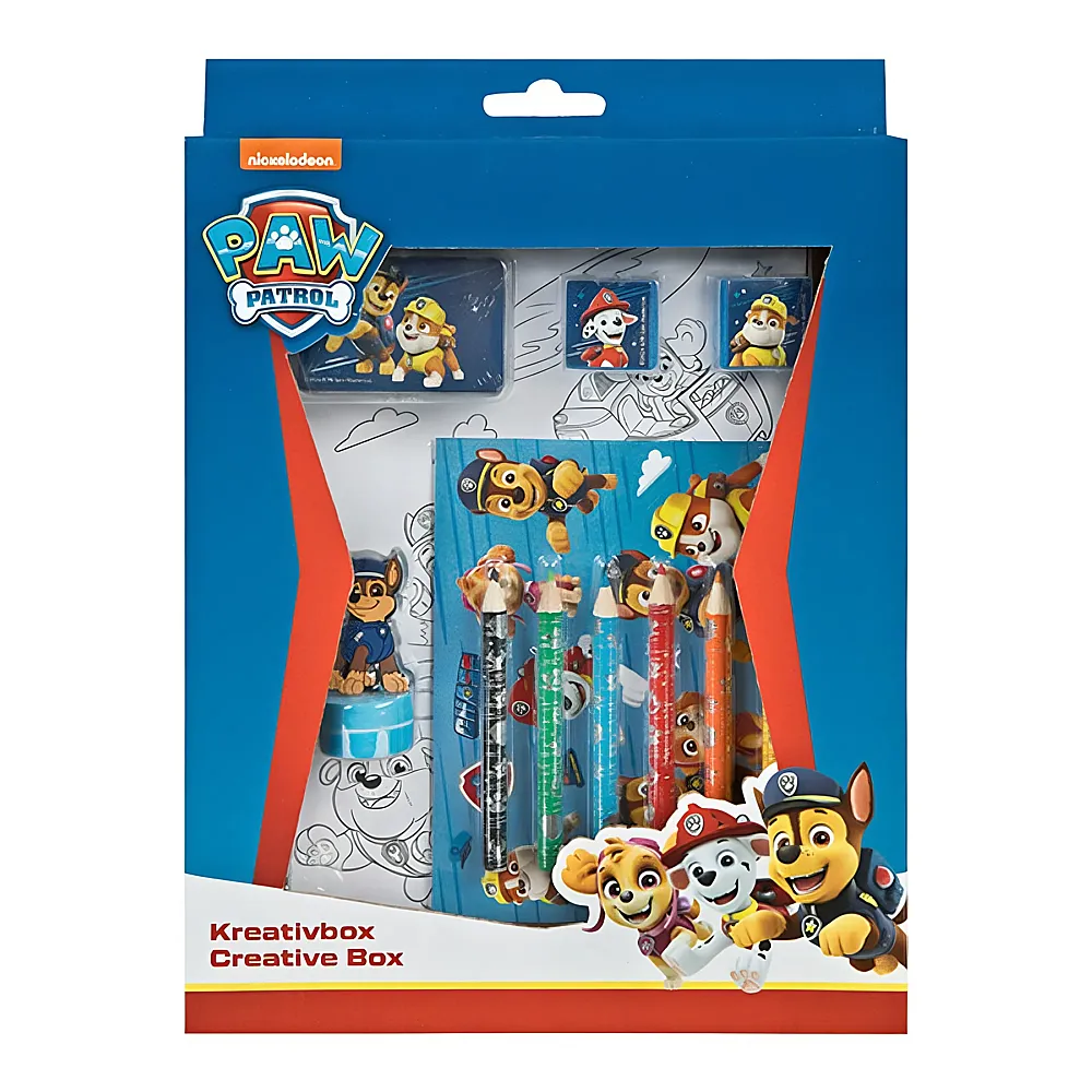 Undercover Paw Patrol Kreativbox Stempel & Buntstifte