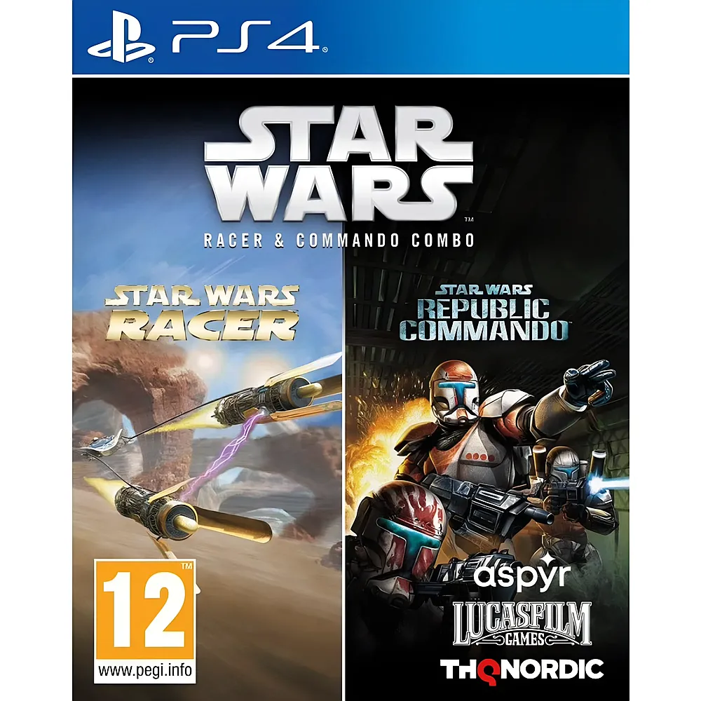 THQ Nordic PS4 Star Wars - Racer and Commando Combo FR/IT