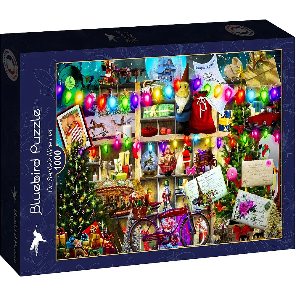Bluebird Puzzle On Santa's Nice List 1000Teile